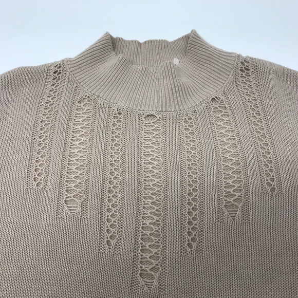 NWT Free People Time After Time Sweater Ivory SZ L - Picture 3 of 5